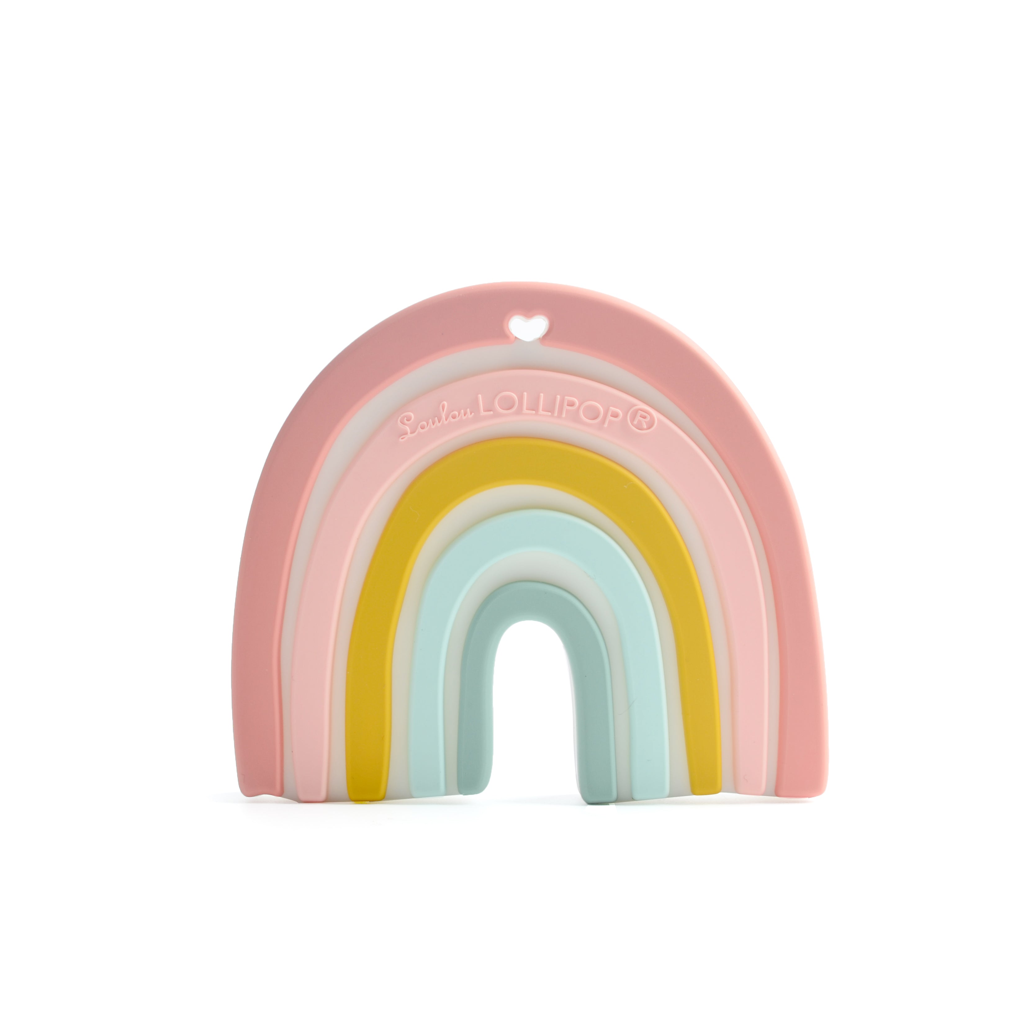 Lou Lou Lollipop Baby Teether Rainbow