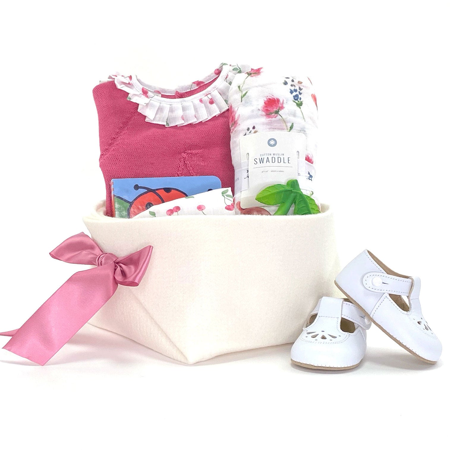 Luxury Baby Girl Gift Basket at Bonjour Baby Baskets