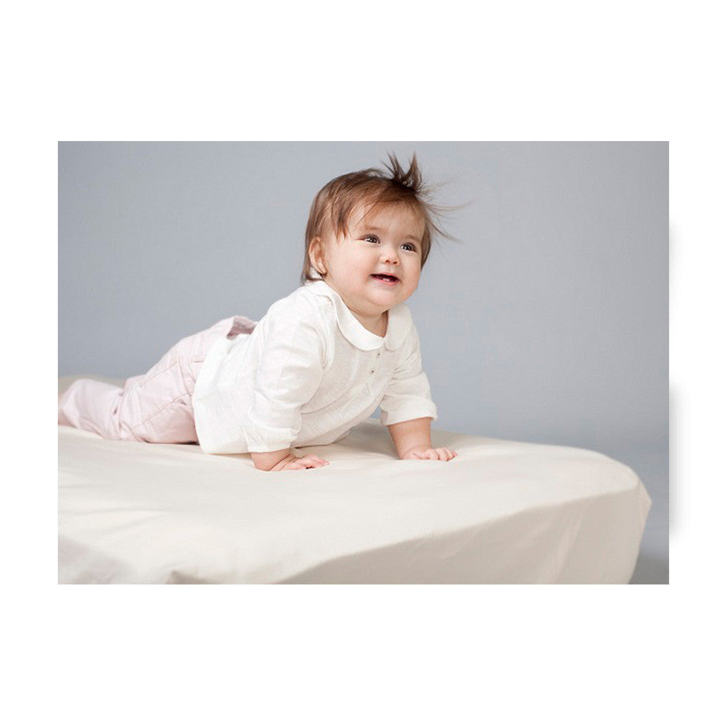 Fitted Organic Sateen Crib Sheet