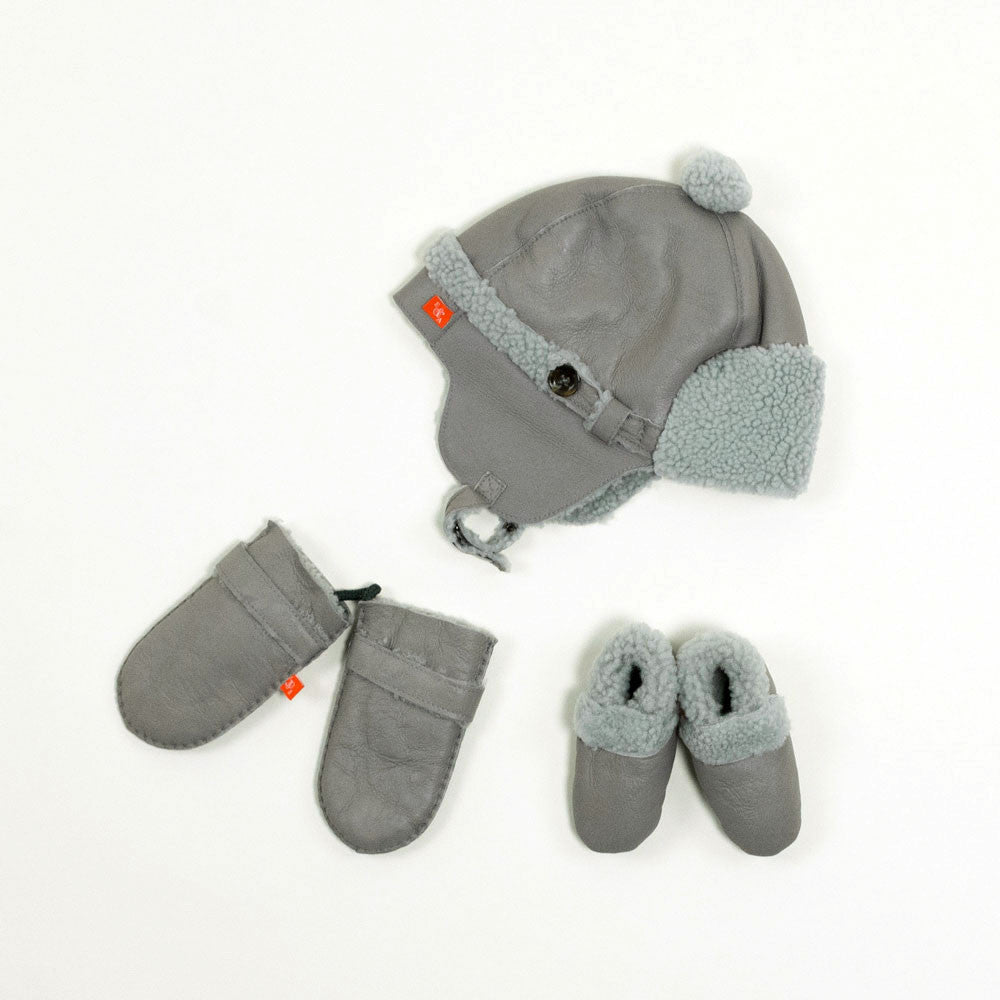 Sheepskin Gift Boxed Set - Grey