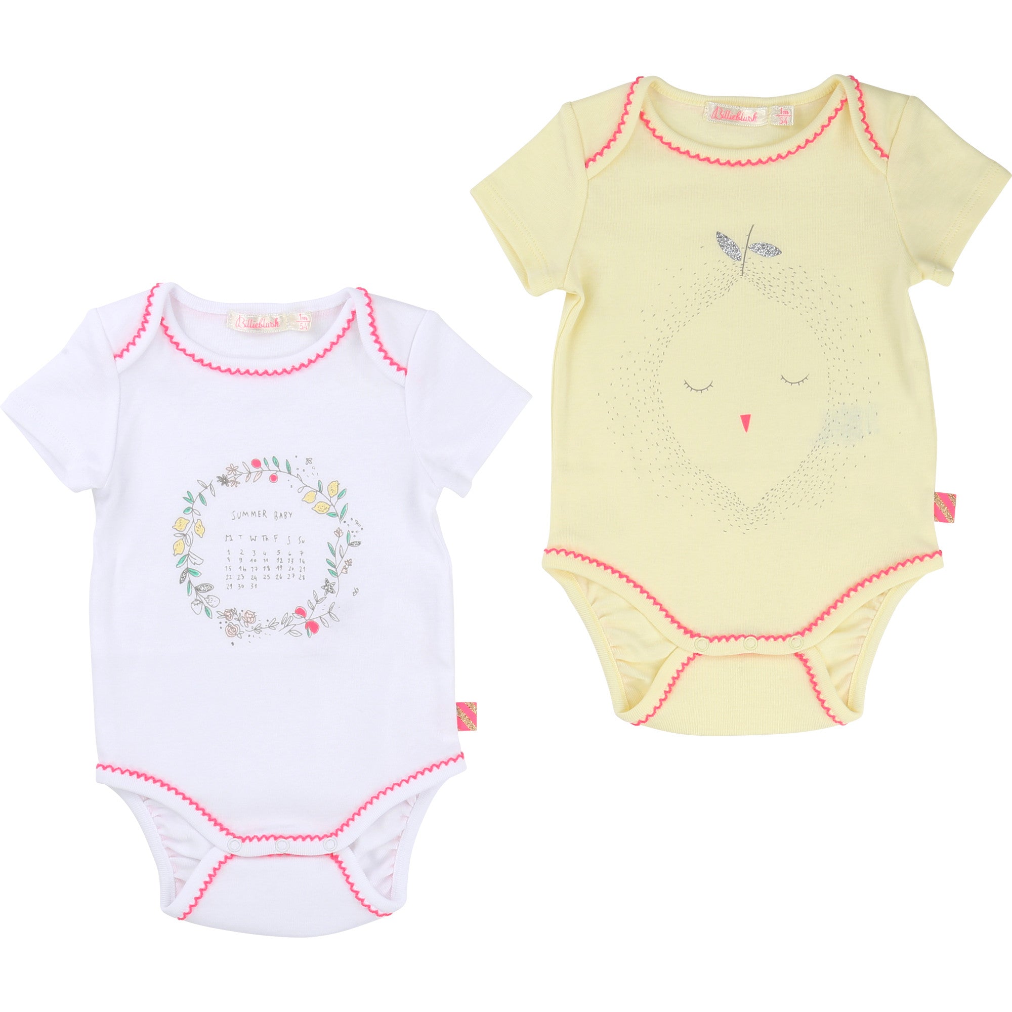 Billieblush baby girl onesies set at Bonjour Baby Baskets