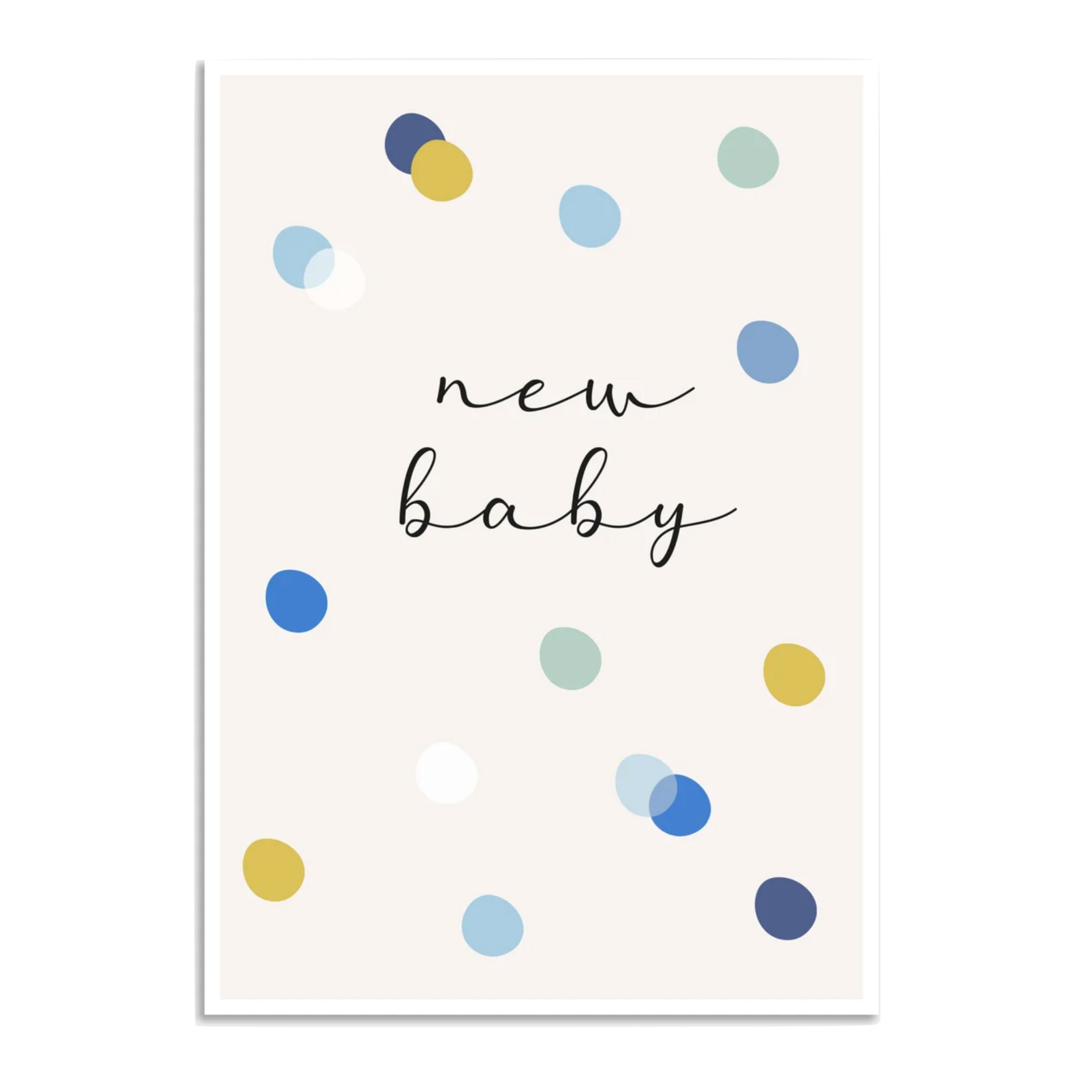 Beautiful Greeting Card for a Baby Boy at Bonjour Baby Baskets