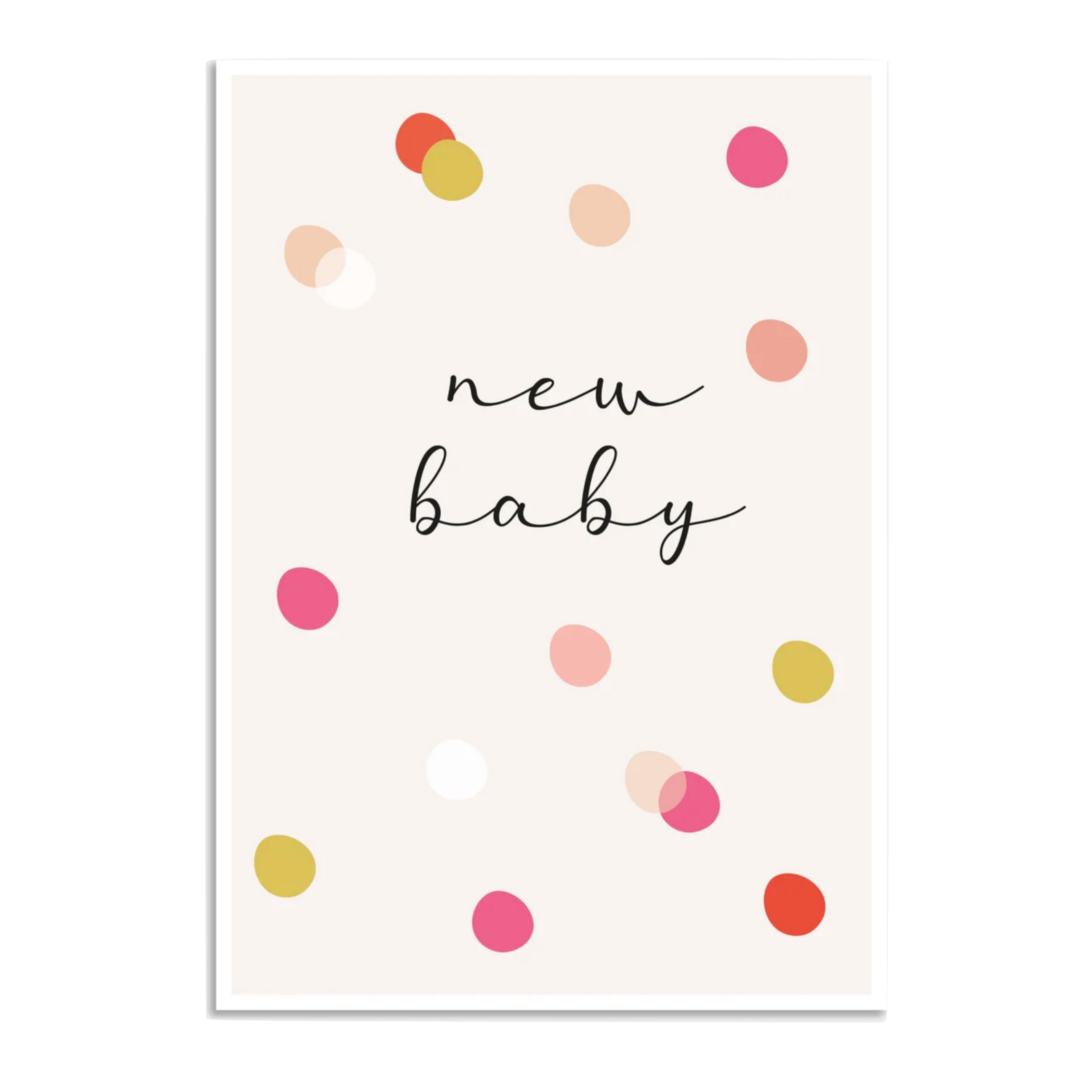Adorable Greeting Card for a Baby Girl at Bonjour Baby Baskets