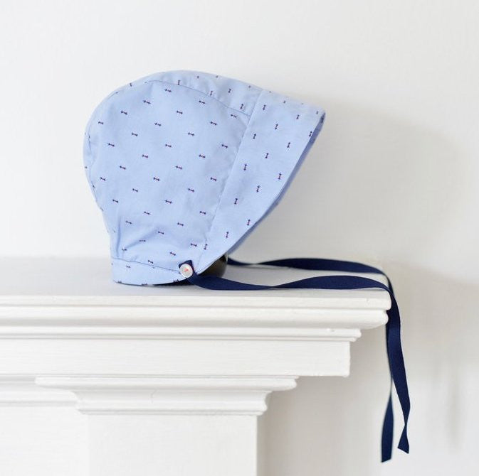 Moroccan Blue Archer Bonnet