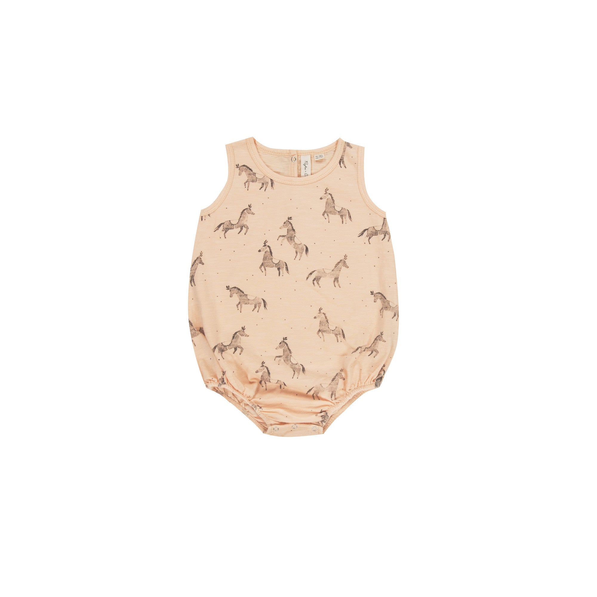 Circus Horses Rylee and Cru bubble romper at Bonjour Baby Baskets