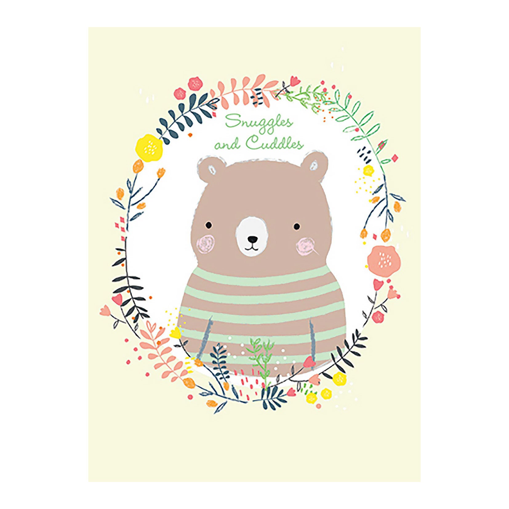 Snuggles and Cuddles Greeting Card