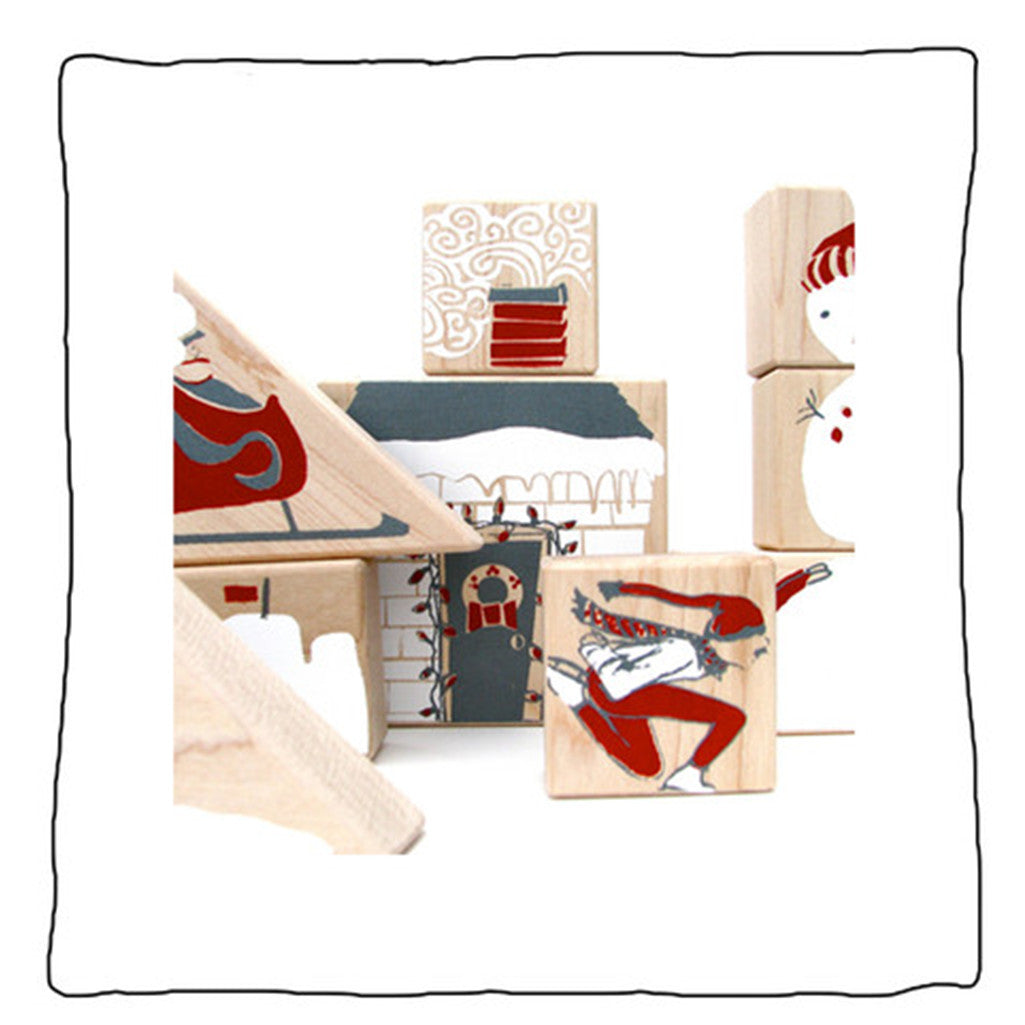 Wooden Blocks - Winter