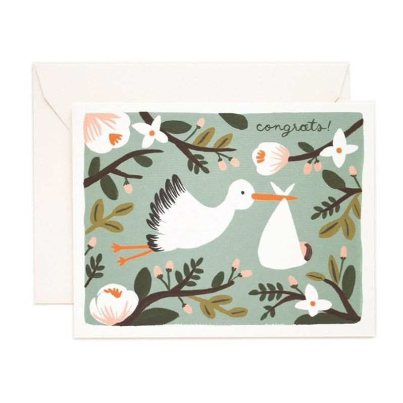 Greeting Card Congrats at Bonjour Baby Baskets