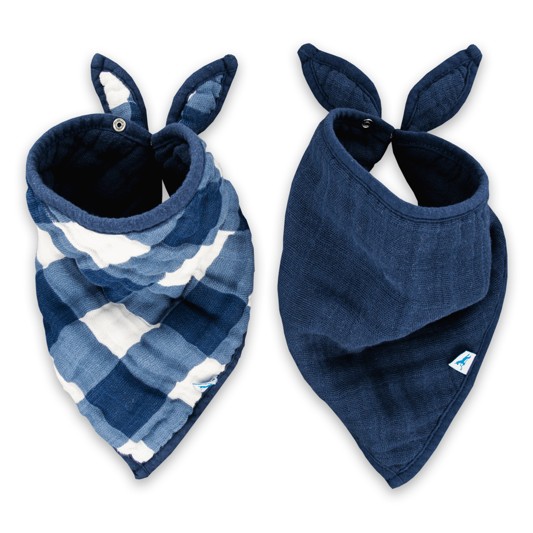 Bandana Bibs by Little Unicorn at Bonjour Baby Baskets