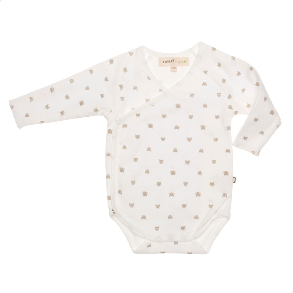 Kimono Onesie in Pima Cotton