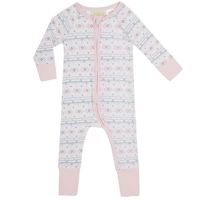 Organic Zipper Romper