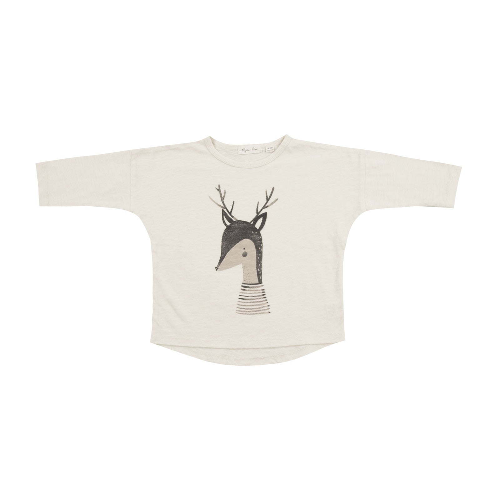 Rylee and Cru Tee with deer print in Canada 