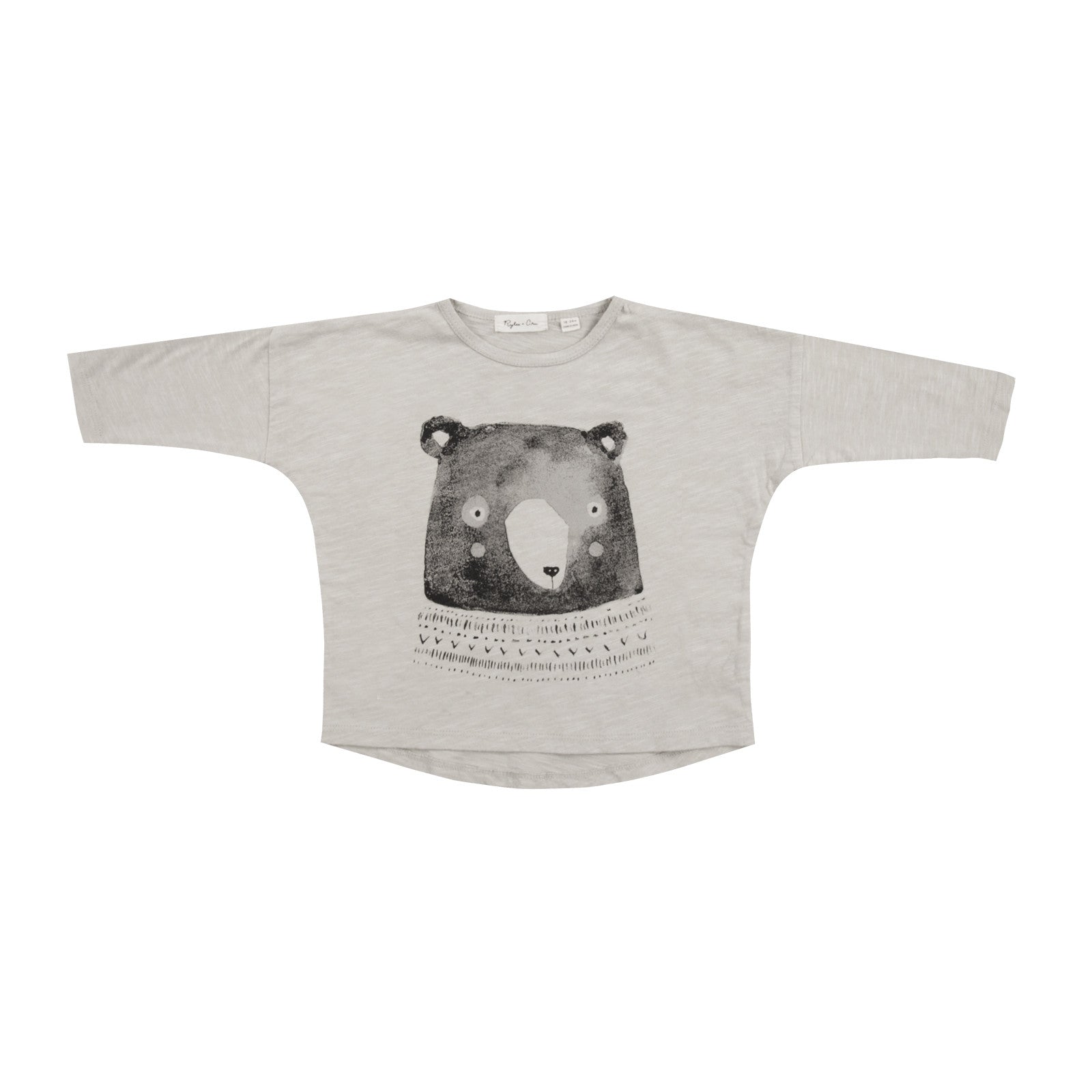 Baby Tee with Bear by Rylee and Cru at Bonjour Baby Baskets