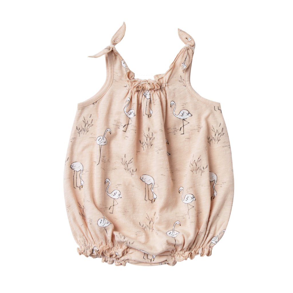 Rylee and Cru Flamingo Baby Romper