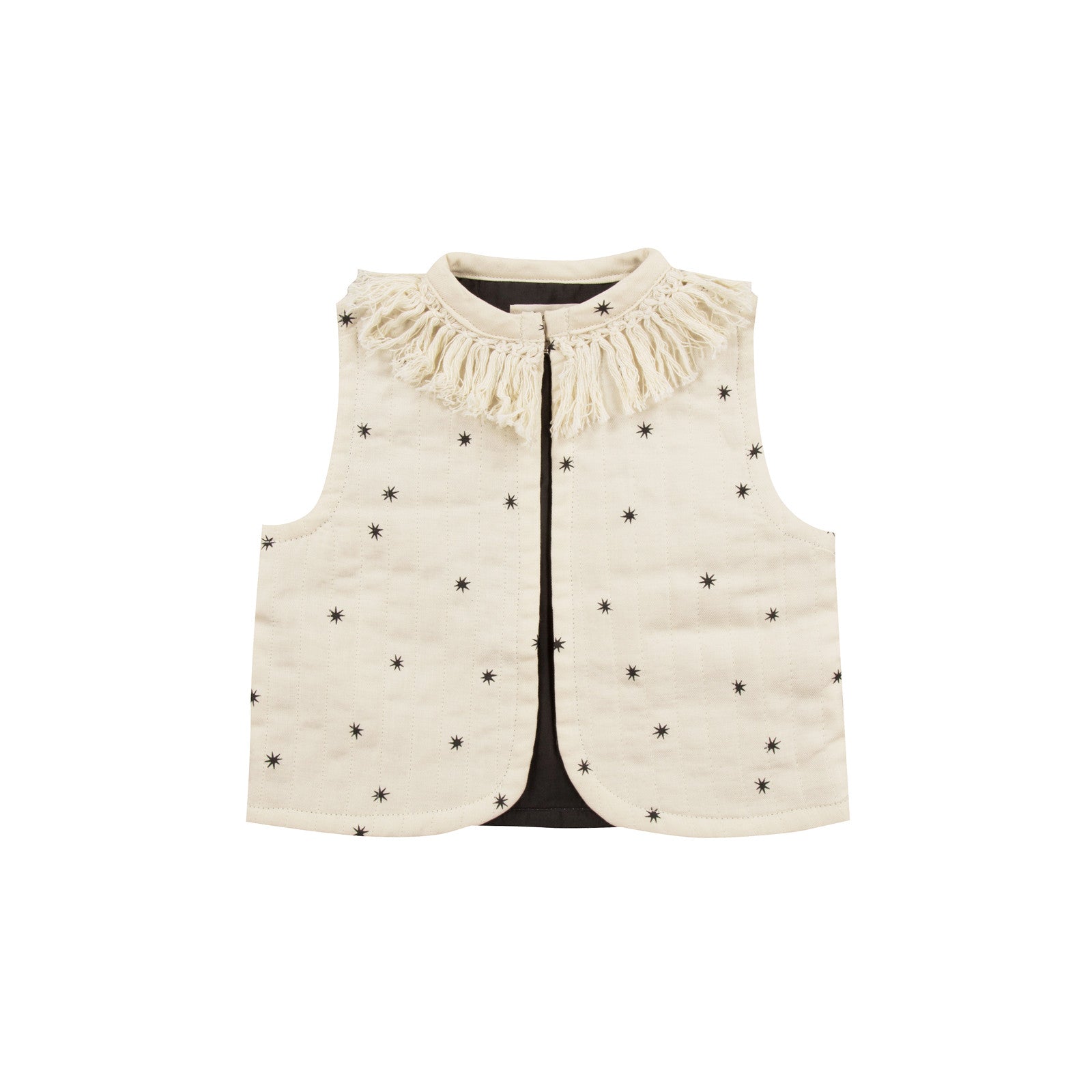 Baby Vest with fringes by Rylee and Cru at Bonjour Baby Baskets