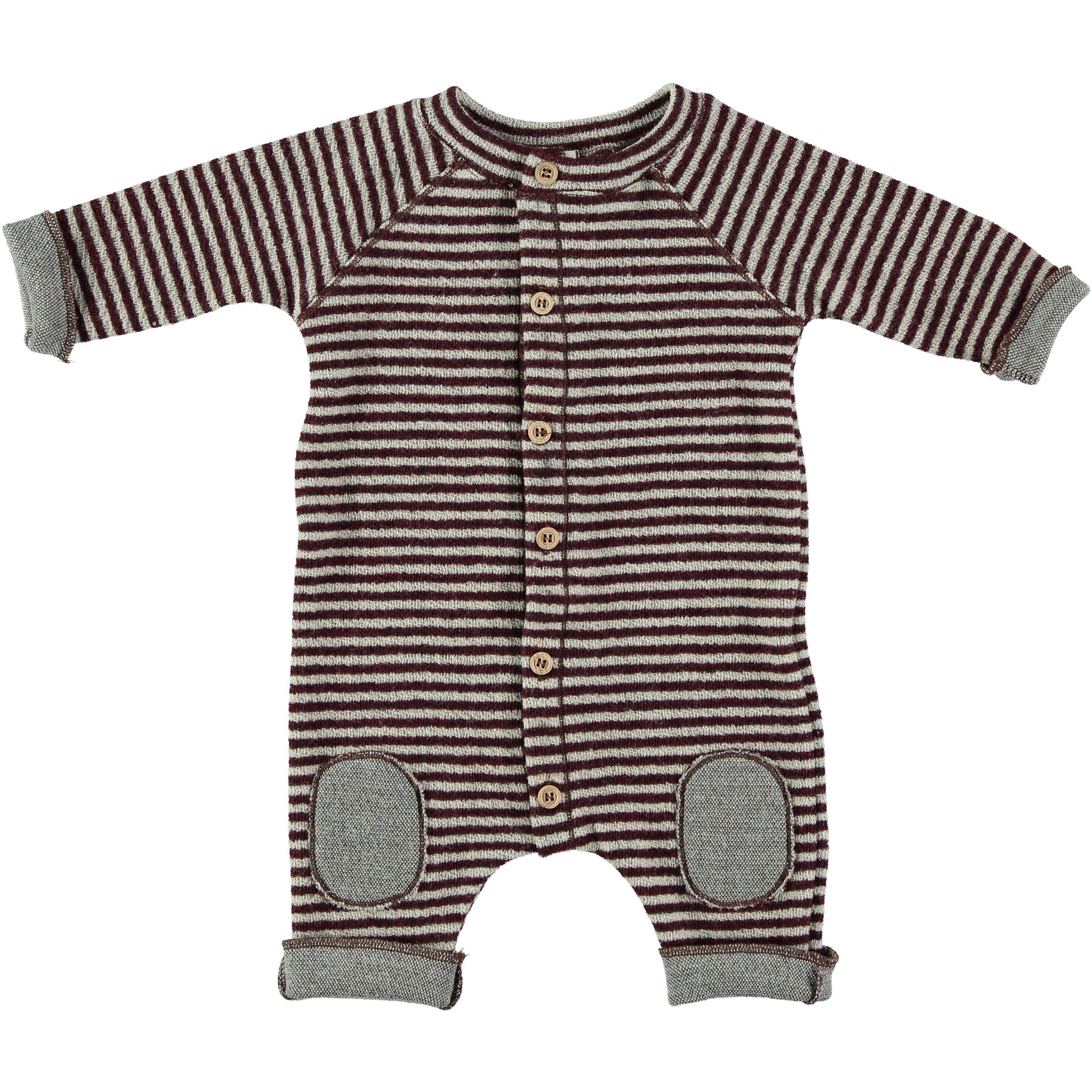 Striped Baby romper by Buho at Bonjour Baby Baskets